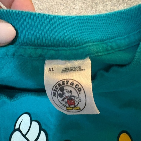 Disney Blue Short Sleeve Tee with Characters - Picture 2 of 4